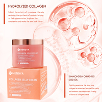 Crème en gelée de collagène OEM/ODM avec glycérine - Crème hydratante blanchissante anti-rides pour tous types de peaux