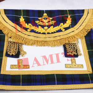 ผ้ากันเปื้อนปักลายทำมือแบบกำหนดเองผ้ากันเปื้อนลวดทองแท่งเครื่องราชกกุธภัณฑ์ผ่านมาผู้เชี่ยวชาญ - Product Image 3