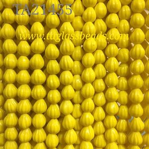 Venta superior cuentas de vidrio de colores mezclados lámpara dicromática trabajo multicolor disponible precio de fábrica India color negro liso piedra a granel - Product Image 1