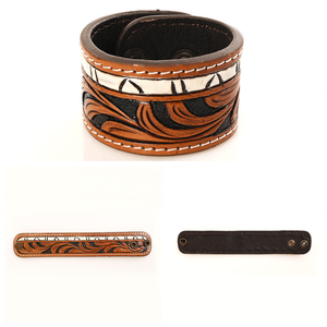 Xu hướng rung cảm Phương Tây Cowgirl cao bồi tay dệt kim rawhide Vòng đeo tay hidayat quốc tế của công cụ da thời trang bangles - Product Image 4