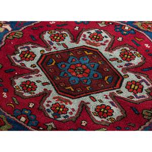 Aalam Large Area Hand Knotted <b>Wool</b> Rugs <b>Red</b> Orange Medallion Abstract Rectangle for Home-Patk-44 for Entryway Hallway 9x12" - Product Image 3