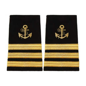 Épaulettes en or OEM épaulettes personnalisées épaulettes à enfiler souples marchandes pour uniforme de pilote - Product Image 5