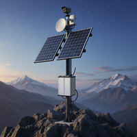 Système solaire hors réseau 300W X2 Internet par satellite Starlink et caméras CCTV POE 48V Kits solaires pour Starlink avec une sortie