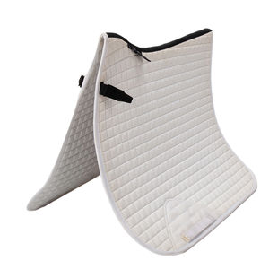 300 grammes coton matelassé gaufré remplissage Oxford tissu tapis de selle équestre équitation tapis avec joli motif lin - Product Image 1