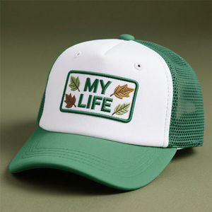 หมวกเบสบอลผ้ายีนส์สีสองสีล้วนพร้อมโลโก้ออกแบบได้ตามต้องการปัก3D - Product Image 2