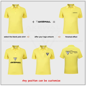 T-shirts polo en polyester 100% pour hommes sur mesure vêtements de sport bon marché et respirants T-shirt de vêtements de sport blanc d'été en polyester pour l'extérieur - Product Image 5