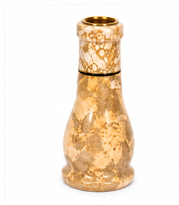Chicha Farida de luxe égyptienne avec finition laquée marbrée, plateau lourd, vase design, ensemble 1 tuyau assorti, tige en acier inoxydable pour fumer la chicha - Product Image 5