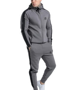 Nuevo chándal a rayas para hombre, traje de dos piezas con cremallera, otoño moda Primavera, sudaderas y pantalones de chándal, conjunto de ropa deportiva masculina de talla grande - Product Image 1