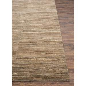 พรมขนสัตว์ถักมือรุ่น Cx-2497 สีเบจ-น้ำตาลลายทาง สำหรับห้องนั่งเล่น ห้องโถง ทางเดิน ขนาด 10 มม. รูปทรงสี่เหลี่ยมผืนผ้า แบบจิ๊กซอว์ ทำจากปอกระเจา - Product Image 4