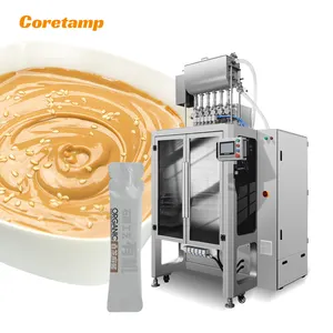 Automatic tomato paste filling and sealing packaging machine small bag oil honey packet machine chilli sauce packing machine