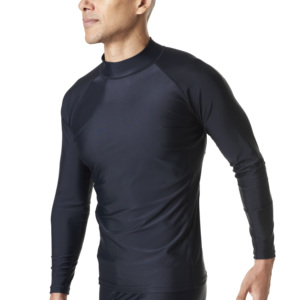 BJJ men rash guard artes marciales ropa deportiva protección solar manga larga seco rápido jiu jitsu elástico cuello alto camisas de compresión - Product Image 3