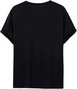 Camiseta de talla grande de alta calidad, camiseta personalizada con logotipo impreso para hombre, Camiseta lisa con cuello redondo, ropa de calle personalizada, camiseta - Product Image 3