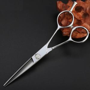 Ciseaux à cheveux professionnels en acier japonais 440C, 6 pouces, ciseaux de salon, ciseaux droits en acier inoxydable pour la beauté - Product Image 1