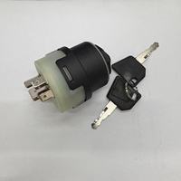 Interrupteur d'allumage 701/80184 701-80184 70180184 pour pelle hydraulique JCB140 JS130 JCB220 et chargeuse-pelleteuse avec 2 clés