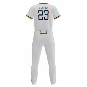 Uniformes de baseball et de softball personnalisés en polyester respirant à séchage rapide, taille plus, brodés, ensemble de maillot et pantalon de baseball pour adultes - Product Image 2