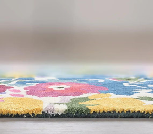 Cassia tapis en soie viscose touffeté à la main Design floral moderne couleurs vives pour la maison étage chambre salon Hall bureau laine - Product Image 6