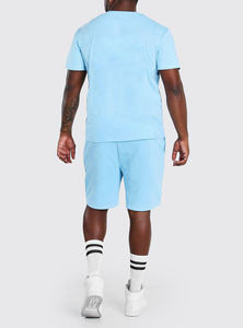 Ensemble short d'été pour hommes T-shirt à manches courtes et short Ensemble 2 pièces personnalisé décontracté Ensemble de survêtement d'été pour hommes - Product Image 3