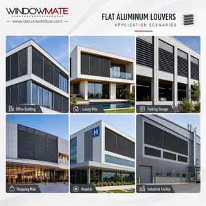 Lames <span class=keywords><strong>de</strong></span> <span class=keywords><strong>volet</strong></span> <span class=keywords><strong>roulant</strong></span> plates en alliage d'aluminium écologiques pour applications résidentielles et <span class=keywords><strong>de</strong></span> bureau - Product Image 3