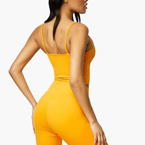 Soutien-gorge de sport sans couture à fort impact pour femmes, rembourré, grande taille, soutien-gorge de yoga, sublimation unie, 2024, personnalisé, haut de sport pour femmes, soutien-gorge de sport - Product Image 4