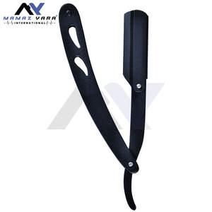 Rasoirs Matt Black Swing Lock Salon Rasoirs de barbier Rasoirs de barbier droits Fabricant de produits de barbier en métal Rasoirs en vrac - Product Image 4