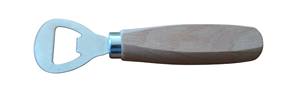 Ouvre-bouteille en bois de hêtre européen et en acier inoxydable |   Fabriqué à la main en Pologne |   Outil de cuisine et de bar écologique, poignée ergonomique - Product Image 3