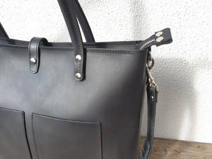 Sac fourre-tout en cuir véritable Sacs à main en cuir de luxe pour femmes Designer Lady Top Quality Hand Bags Large Tote Bag Classical LTB-0019 - Product Image 2