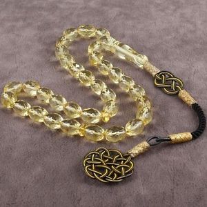 ผู้ช่วยสายลูกประคำสีเทอร์ควอยซ์ดีไซน์แทสเบียอุปกรณ์สวดมนต์พร้อมลูกปัดเรซินธรรมชาติ - Product Image 2