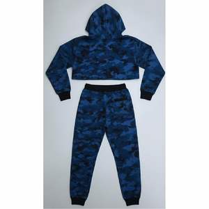 Conjunto de Sudadera con Capucha y Pantalones Deportivos de Moda en Estados Unidos, Cómodo y Elegante para Entrenamiento y Trotar, Ropa Deportiva para Todos los Días - Product Image 2