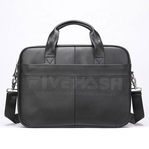 Leather <b>Laptop</b> <b>Bag</b> Premium Quality Design With Spacious Compartments Durable Material Perfect For Office <b>Work</b> Travel - Product Image 3