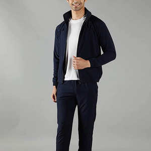 Conjunto Deportivo de Chándal para Hombre, de Alta Calidad, Estampado, para Entrenamiento, de Poliéster y Felpa, con Logotipo Personalizado, Cremallera, Corte Ajustado, Transpirable, Ligero e Informal - Product Image 2