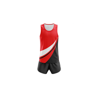 Maillots de sport sans manches Pro Track and Field pour marathon et course à pied, tissu respirant, design personnalisé