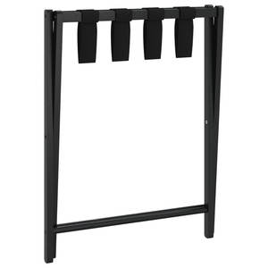 Moderno 27 "x 15" x 22,8 "Bambú Portaequipajes Negro para Dormitorio Hospital Sala de estar - Product Image 6