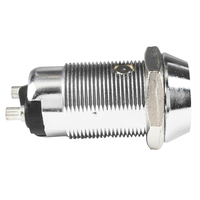 Serrures de panneau de stationnement automatiques personnalisables en alliage de zinc chromé de haute qualité 19 mm, cylindres de serrure de voiture à clé ABA