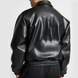 Men's Embroidery Pattern Canvas Stand Collar Varsity <b>Bomber</b> <b>Jacket</b> Lightweight Casual Winter Windbreaker Zipper Coat - Product Image 3