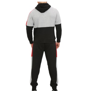 Logo personnalisé en vrac, vente en gros, vêtements de sport unisexe, ensembles de Jogging pour hommes, survêtement uni pour hommes - Product Image 3