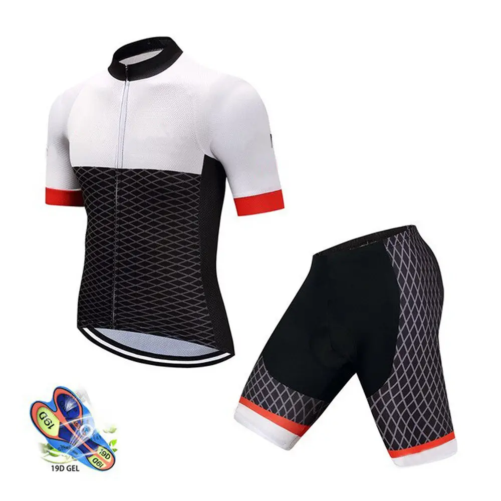Cycling Uniform Jerseys Latest Design Sportswear Clothing Long Sleeve Cycling Jersey Cycling Bib Shorts With Custom Logo