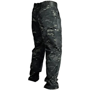 Pantalones Cargo Formales para Hombre, Pantalones Tácticos de Caza, Cintura Elástica, Lona 100% Algodón, Invierno - Product Image 3