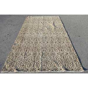 Tradicional Beige Marrón 5,4X9,2 pies Alfombra de lana Alfombra grande Bohemia turca para entrada Pasillo-Rectangular Patchwork Latex - Product Image 1