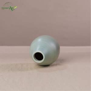 Vase de table en bambou enroulé Art Déco - Matériel naturel écologique Durable Décoration intérieure - Product Image 5