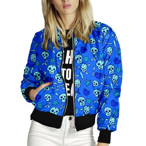 Meilleure vente Blousons bombardiers d'extérieur de haute qualité en coton et polyester pour femmes - Product Image 1