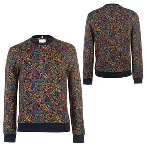 Haute qualité hommes sweats à col rond à manches longues couleur unie sweats conception personnalisée tenue décontracté hommes pull sweats - Product Image 4