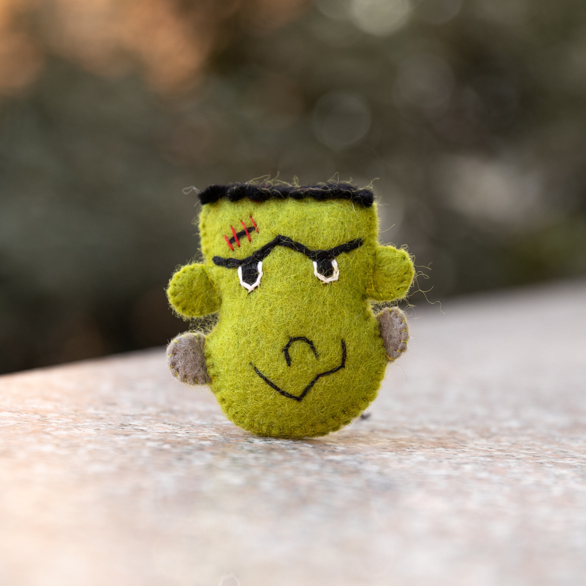 เย็บรู้สึกว่าหัวแฟรงเกนสไตน์