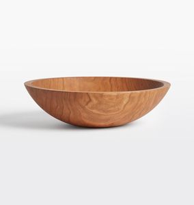 Contemporary Wooden Disposable Salad Bowl High Quality Acacia Wood Luxury Design Home Decor <b>Kitchen</b> <b>Camping</b> Use Custom Shape - Product Image 4