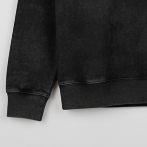 Sweat-shirt unisexe vintage à lavage acide sur mesure 100% coton Hiver pour hommes et femmes - Product Image 5