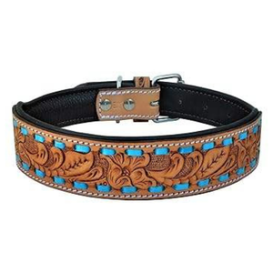 Collares de cuero de alta resistencia para perros grandes, diseño simple y lujoso, para perros pequeños y grandes, duraderos, transpirables y ecológicos. - Product Image 2