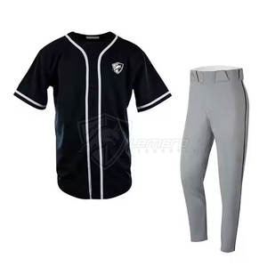 High Quality Best Sale Practice Wear Baseball Uniform Plus Size 100% Polyester Customized Design New Arrival Latest Design - Product Image 1