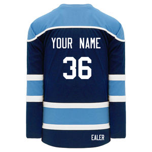 Nouvelle conception 2025 Maillots de hockey sur glace Taille plus grande Logo imprimé Maillots de hockey sur glace Conception personnalisée Maillots de hockey sur glace sublimés - Product Image 1