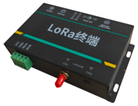 DTU LORA INALÁMBRICO con Interfaces RS485 RS232 TTL, Soporte OEM Metálico para Automatización Industrial y Monitoreo Inteligente del Agua