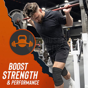 Meilleure qualité, logo personnalisé, bandage de compression pour le genou, top ventes, bandage pour l'haltérophilie - Product Image 2