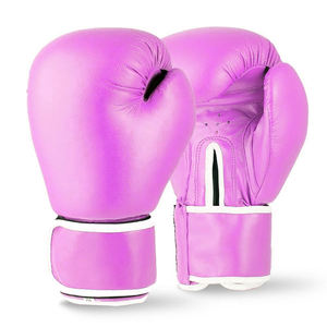 ถุงมือหนังสำหรับฝึกซ้อมกลางแจ้งถุงมือชกมวยสไตล์เรียบของปากีสถาน - Product Image 4